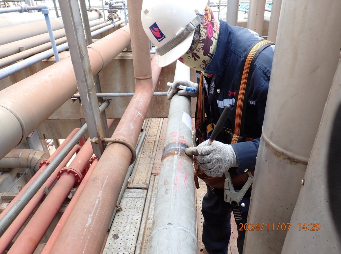 N2 Supply line to R-9501 R-9502 — ภาพที่ 8